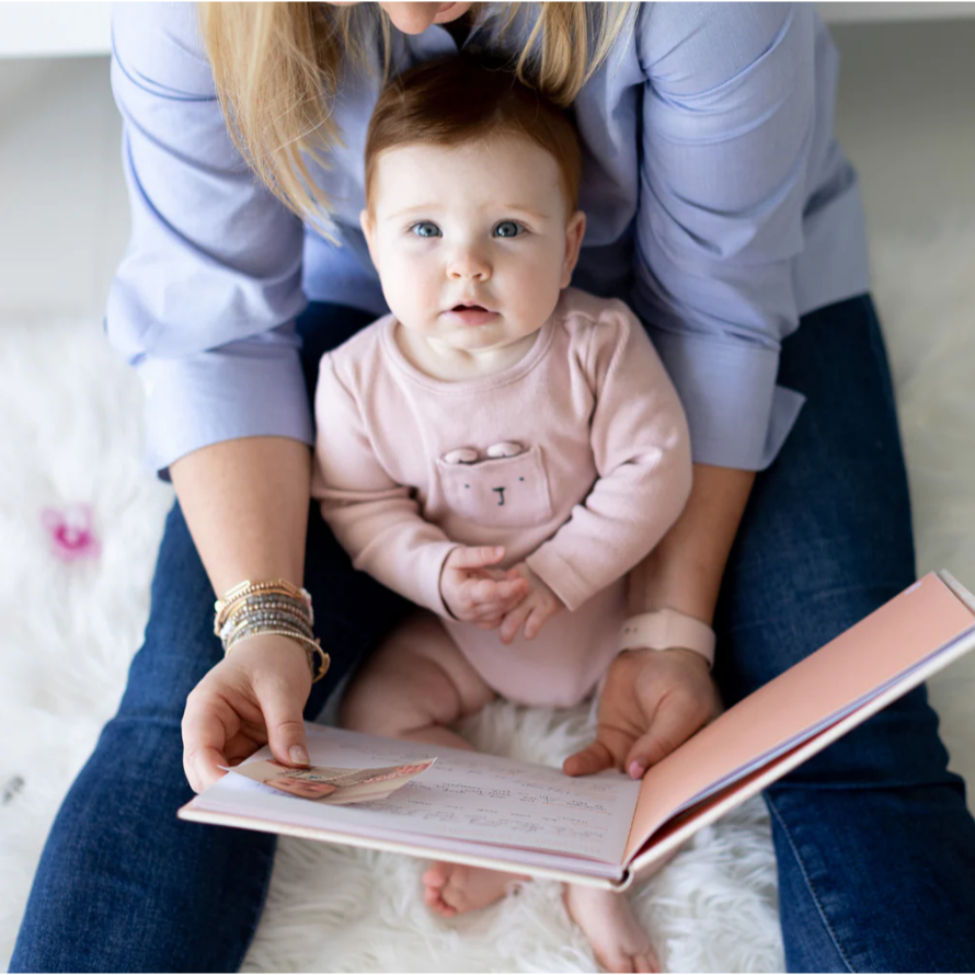 Pearhead Rainbow Baby Book - Buku Jurnal For Baby Memory Book Family Book Album Kenangan Anak Bayi Keepsake Journal