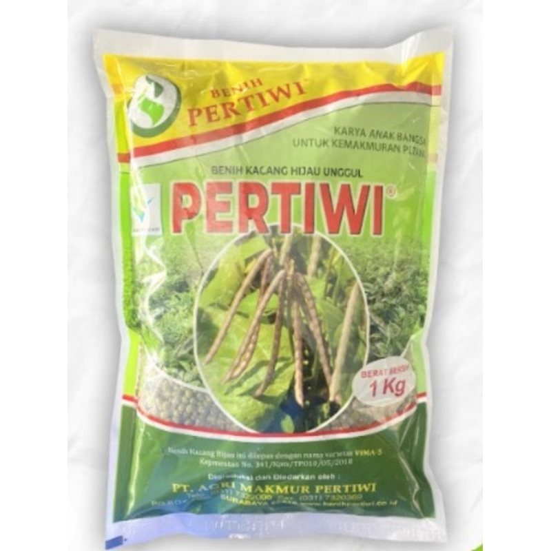 Benih Kacang Hijau Unggul Pertiwi Vima 5 1 Kg