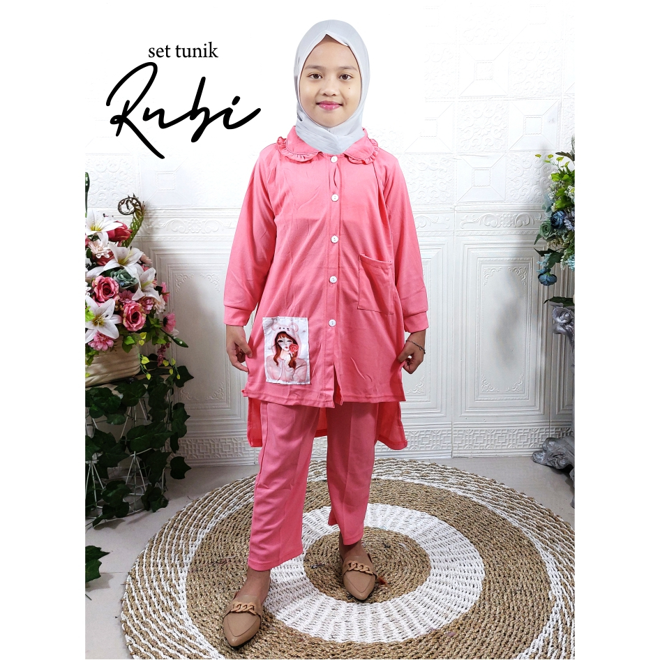 Setelan Rubi Set Tunik CKids