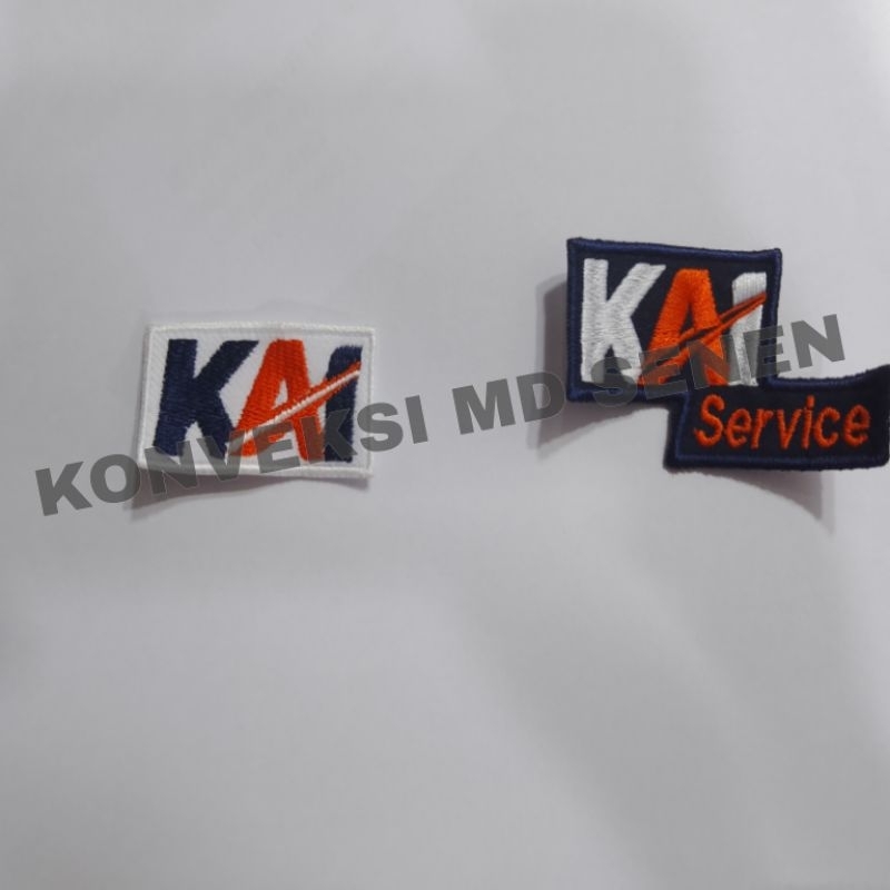 Logo patch KAI/logo patch emblem KAI service/logo patch KAI logistic