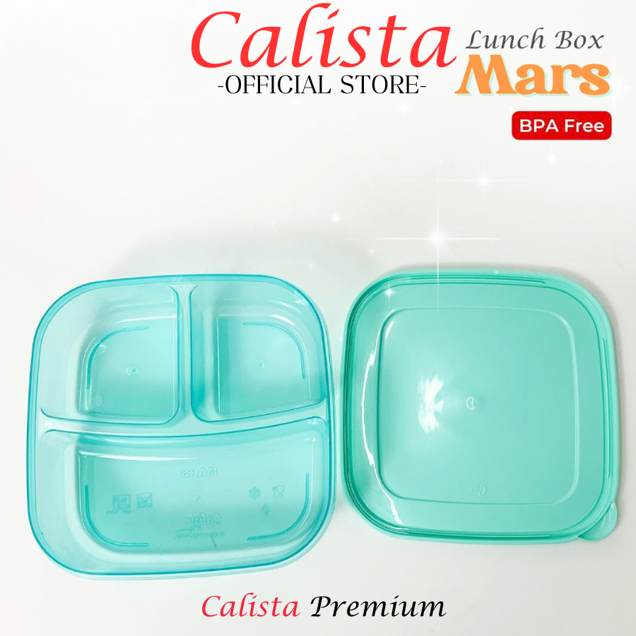 [ CALISTA ] LUNCH BOX CALISTA MARS PREMIUM  WADAH TEMPAT BEKAL MAKAN ANAK