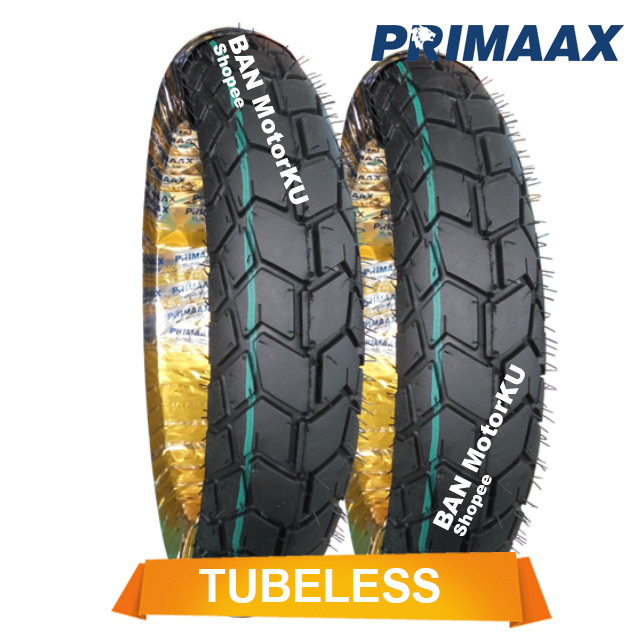 Paket Primaax Bigfoot SK 63 ( SK63 ) ukuran 90/90-14 & 100/80-14 Ban Motor Matic Tubeless