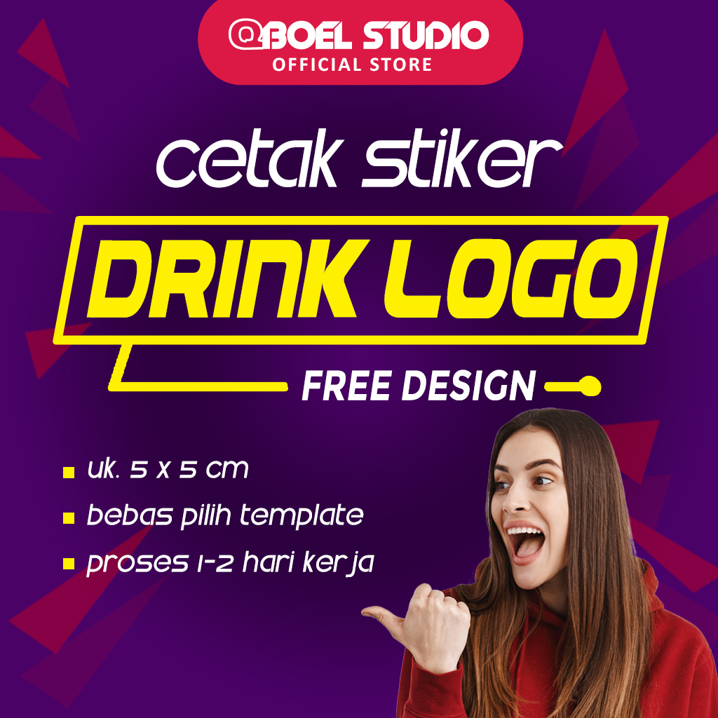 

CETAK STIKER LOGO MINUMAN