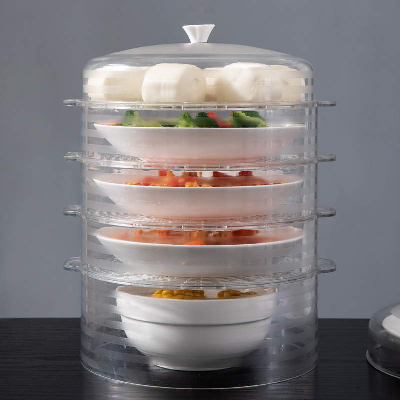 APHOME Tudung Saji Susun Viral 5 Tingkat Modern Anti Lalat Pelindung Makanan Tumpuk Rak Penyimpanan