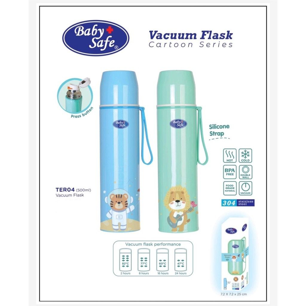 THERMOS BABY SAFE vacuum flask cartoon series babysafe 350ML/500ml