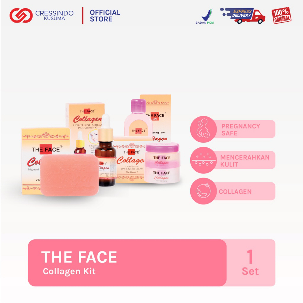 THE FACE TEMULAWAK | THE FACE COLLAGEN | THE FACE SUNSCREEN  | Day and Night Cream | Toner | Serum | Facial wash | Tamanu Oil