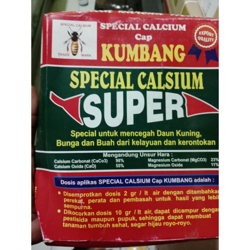SUPER CALSIUM CAP KUMBANG 1KG