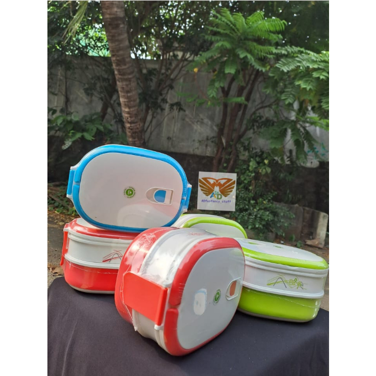 LUNCH BOX MAKAN/ KOTAK MAKAN DUA SUSUN KODE 8927 NEW