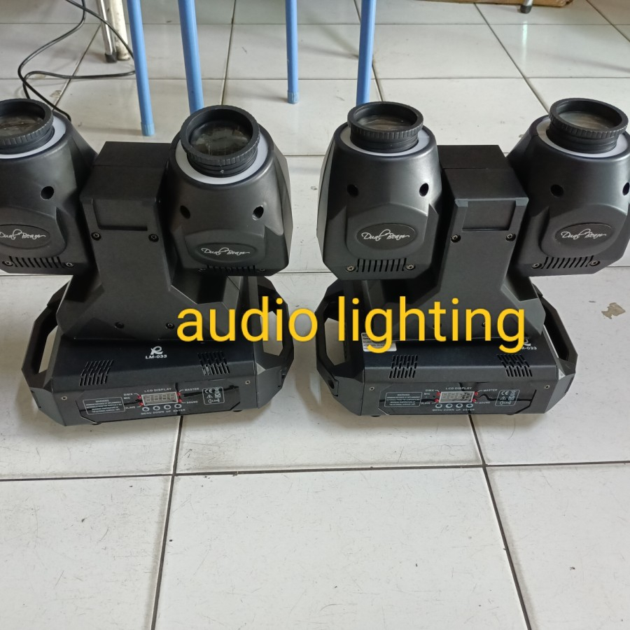 paket 2 unit moving head LED moving dual head RGB fullcolor redsun