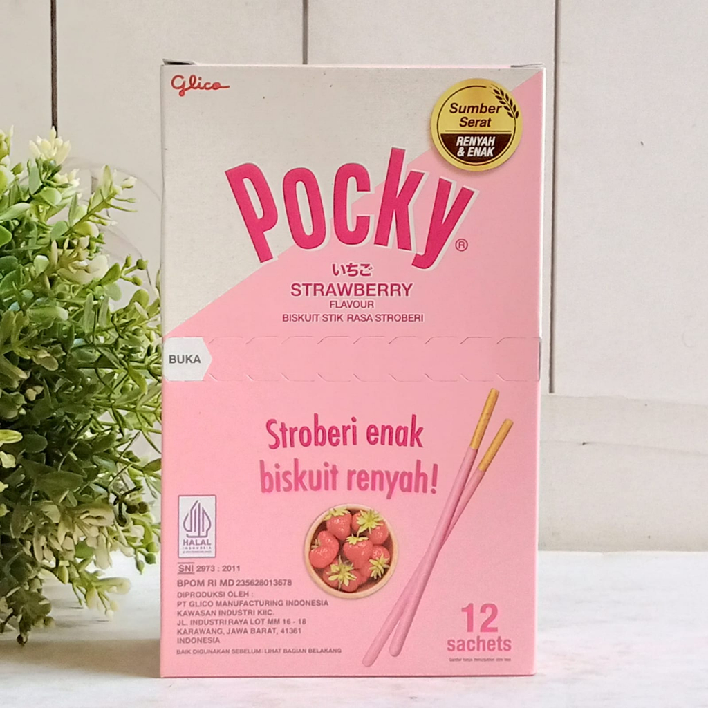 

Glico Pocky Box 11gr x Isi 12 Sachets