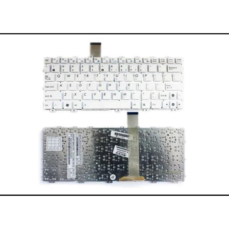 Keyboard Asus Eee PC 1015 1015B 1015BX 1015CX 1015P 1015T 1025 1025c X101 Putih