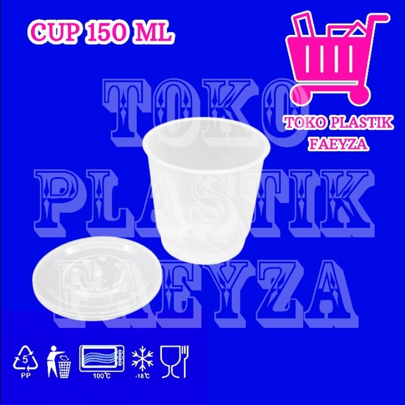 Thinwall Cup Puding 150ml | Thinwall Cup 150ml (Isi 25pcs)