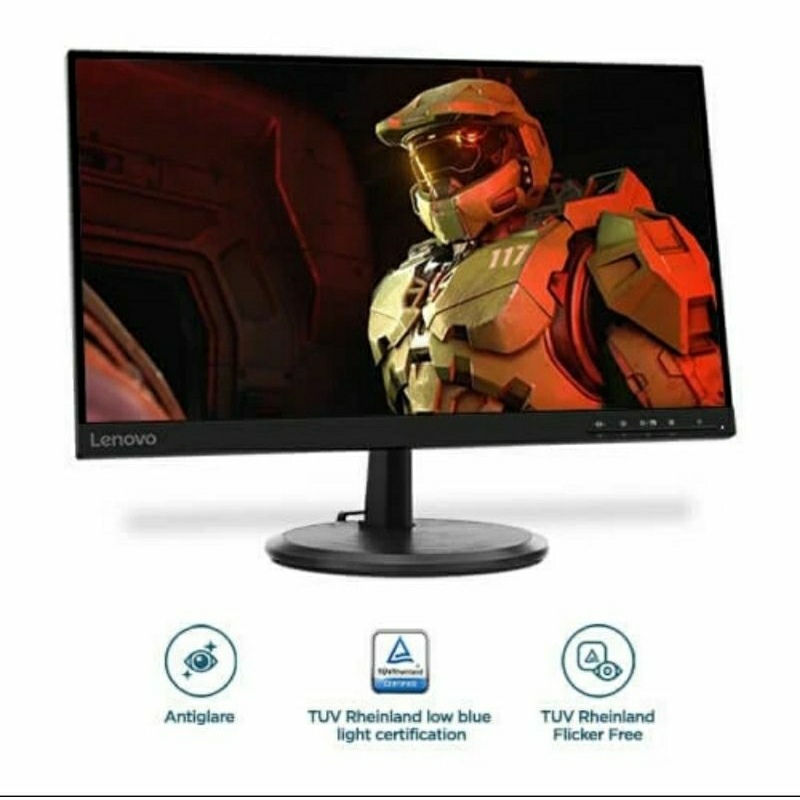 Led monitor Lenovo D22e-20 22 inc layar fremles fullhd 1920x1080p+Hdmi