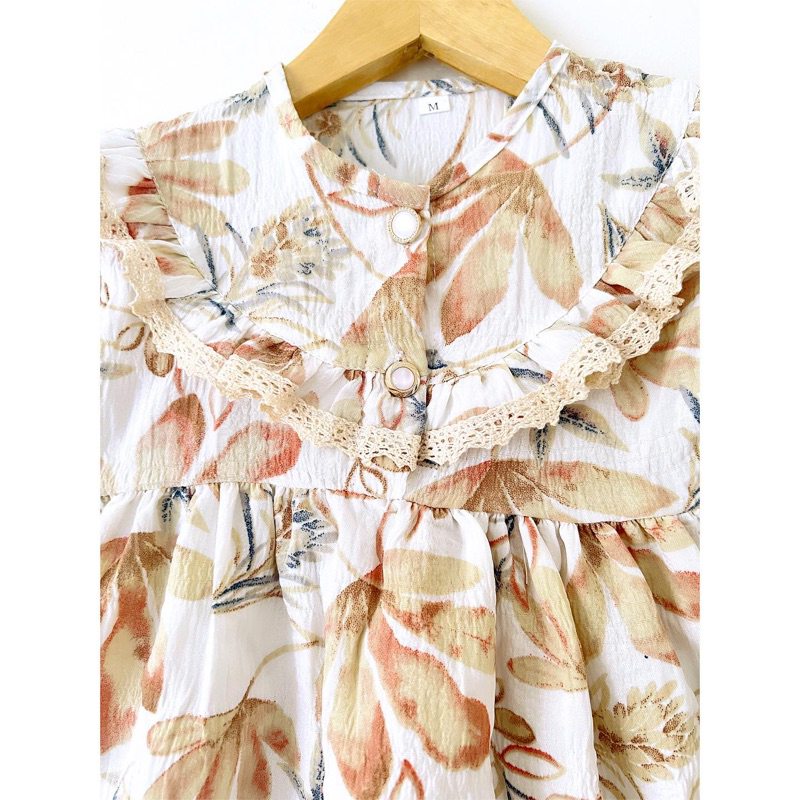 Baju Crinkle Premium Kancing Mutiara Mewah Celana Pergi Lucu Fashion Anak Bayi Perempuan Cewek Murah Terbaru Terlaris Poppy DOROTY reen
