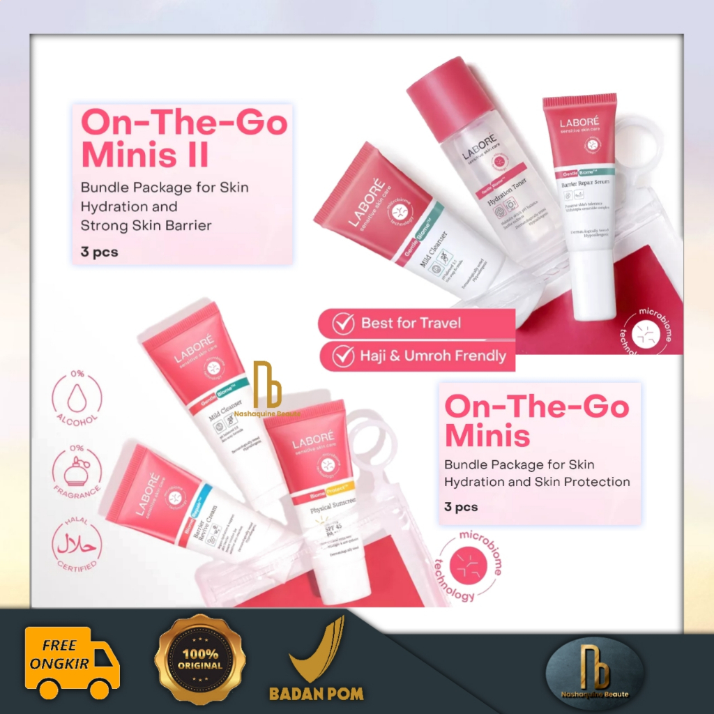 LABORE On The Go Minis - Trial Kit - Travel Kit