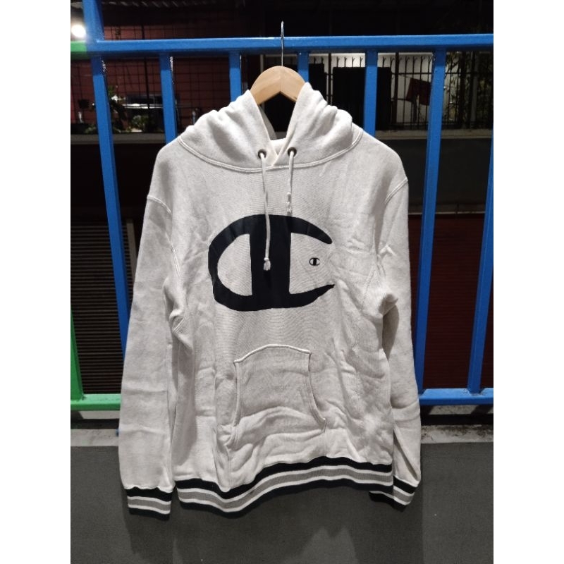 hoodie champion big logo