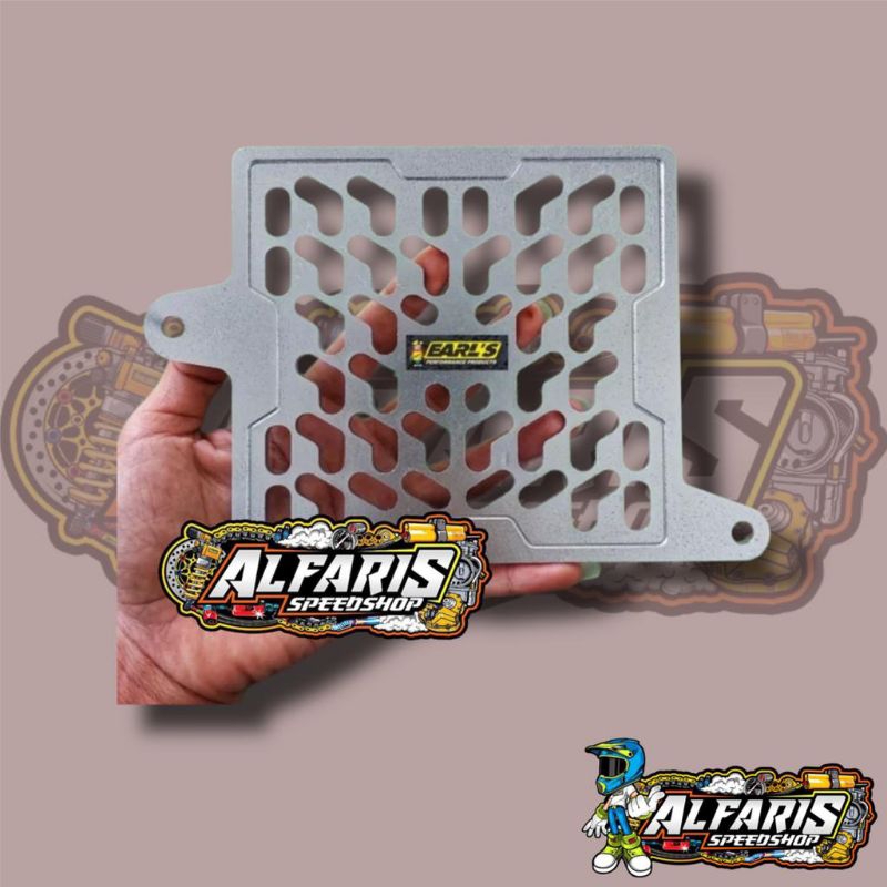 Cover radiator vario 160 pcx 160 adv 160 logo earls tutup cover radiator pnp