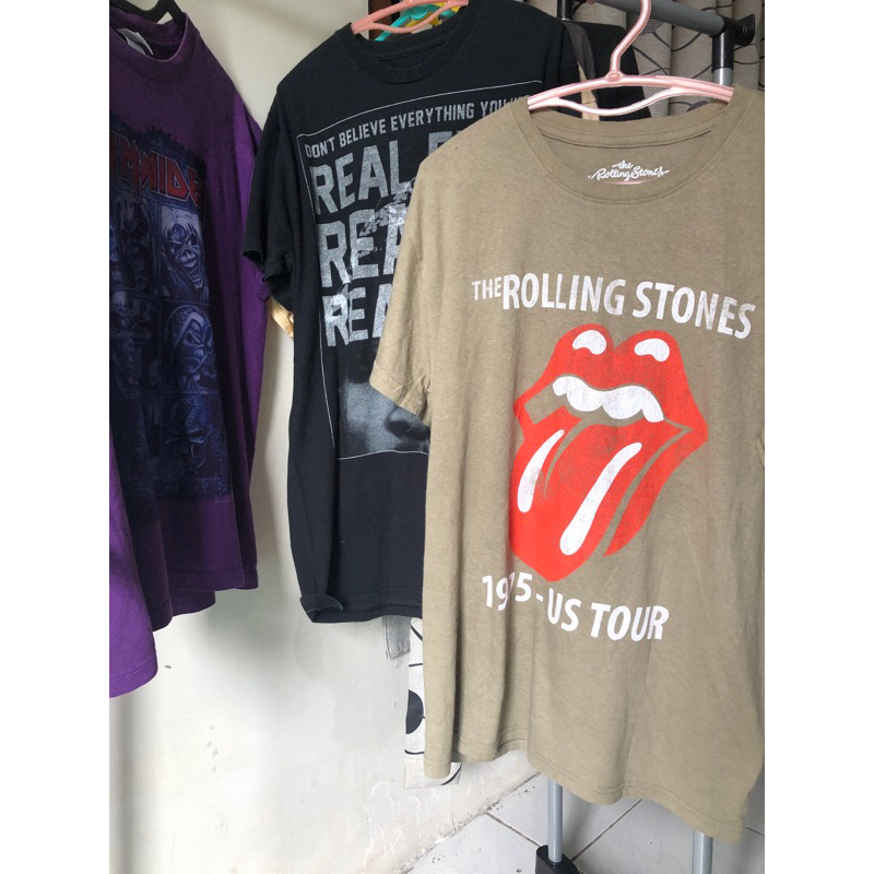 kaos band rolling stones 1975 US tour