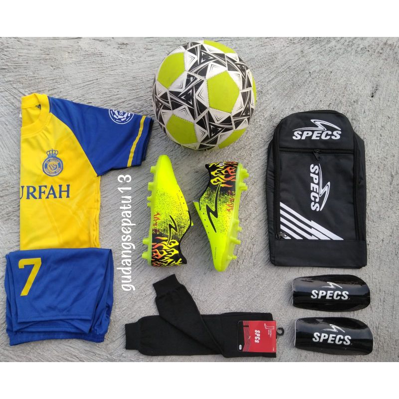 PAKET KOMPLIT SEPATU BOLA ANAK MURAH,  sepatu bola anak komplit, sepatu anak lengkap murh hrga promo