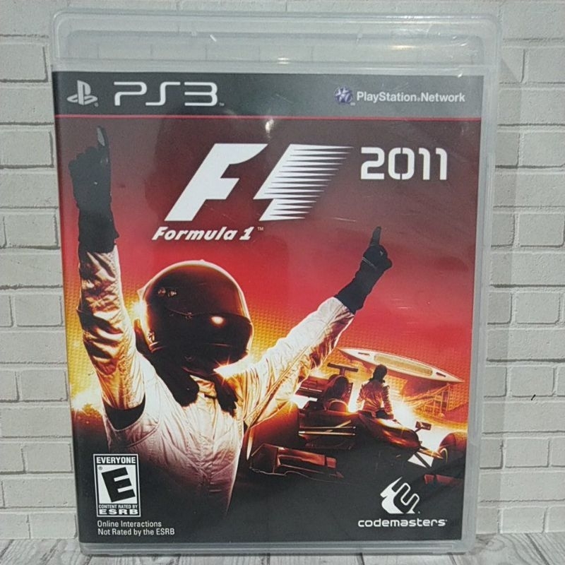 BD CD KASET ORIGINAL PS3 F1 2011 USA BAHASA INGGRIS LENGKAP MANUAL BOOK