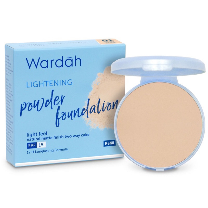 WARDAH REFILL Lightening Powder Foundation Light Feel