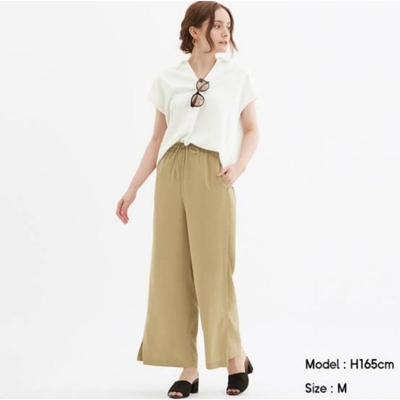 Gu wide leg mocca pants