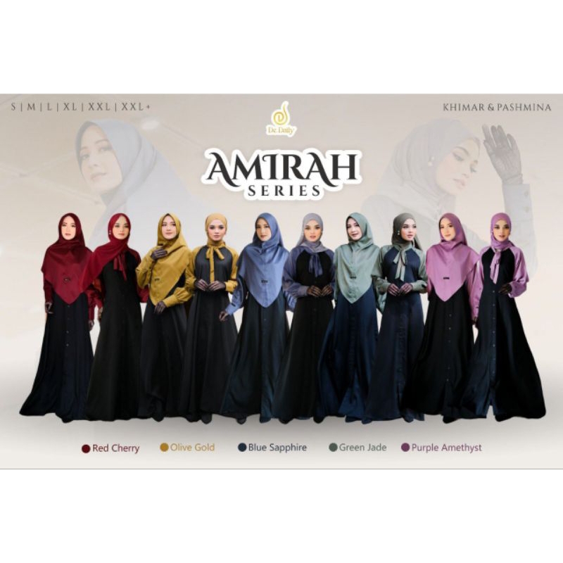 Amirah series | Gamis mewah by de.daily