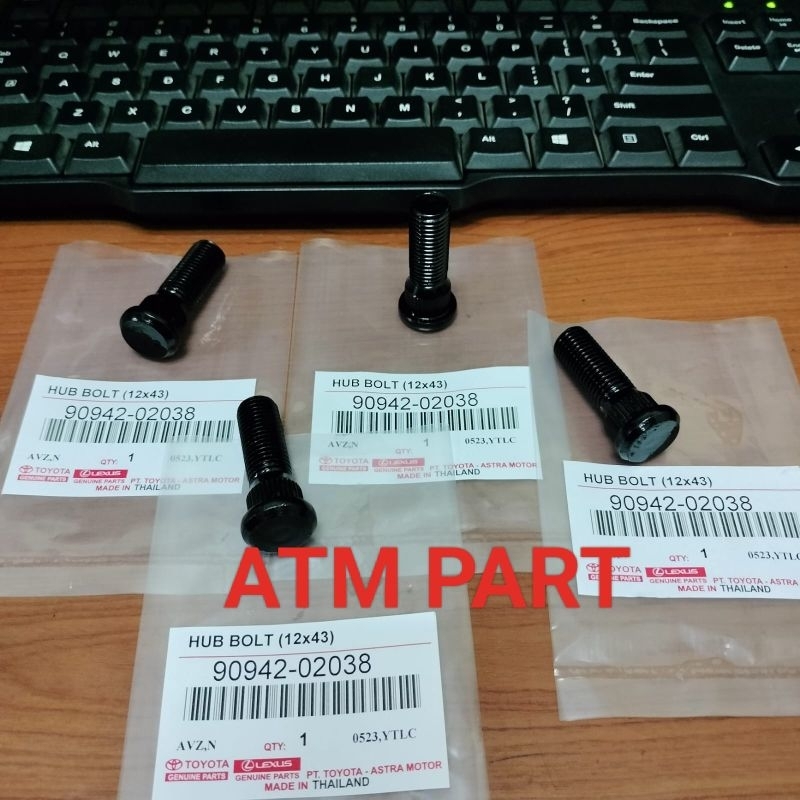 BAUT RODA TOYOTA AVANZA XENIA HITAM ORIGINAL
