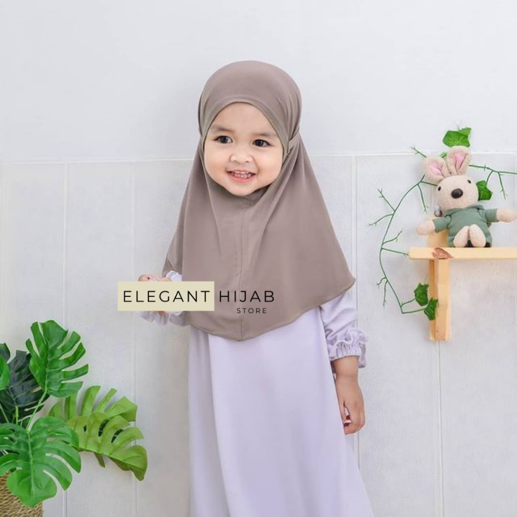 Hijab Bergo Anak ( 0-4 th ) Spandex Jersey Premium I Bergo Anak