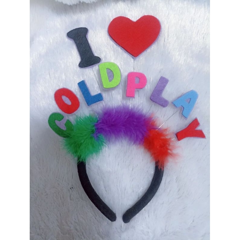 Bando konser coldplay aksesories coldplay