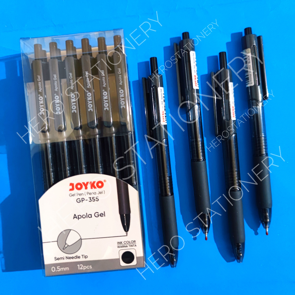 

Joyko pen pulpen gel apola 0.5 mm GP-355 . 12 unit