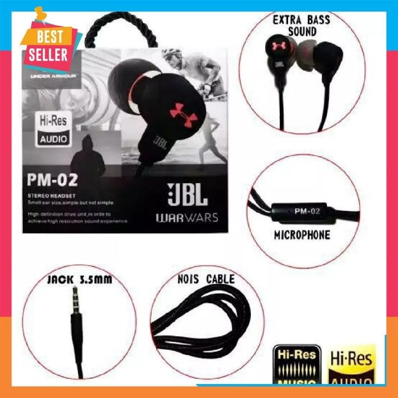 HEADSET GAMING JBL WARWARS PM-02