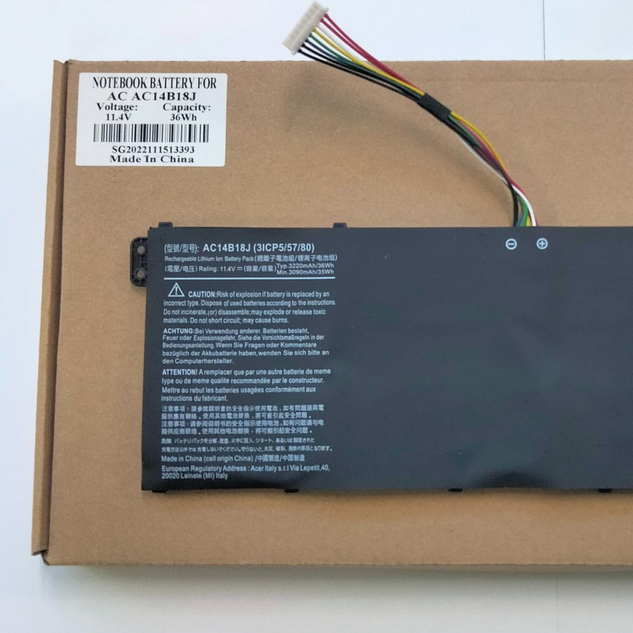 Baterai Batre Acer Aspire 3 A315-41-R971 A315-41-R9D3 AC14B18J ORI