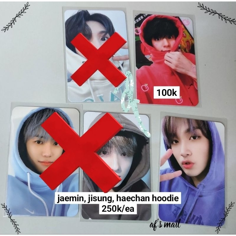 (BUNDLING) HAECHAN HOODIE UNGU PHOTOPACK SG21 JENO HOODIE HOT SAUCE YZY