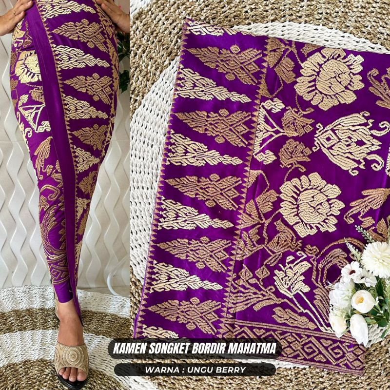 Kain Kamen Lembaran Bordir