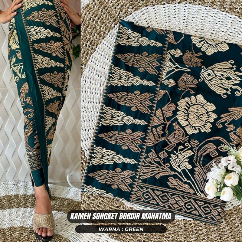 Kain Kamen Lembaran Bordir