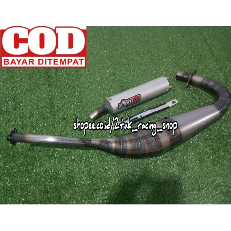 Knalpot Satria Hiu Satria Lumba Satria 2 tak abrt20