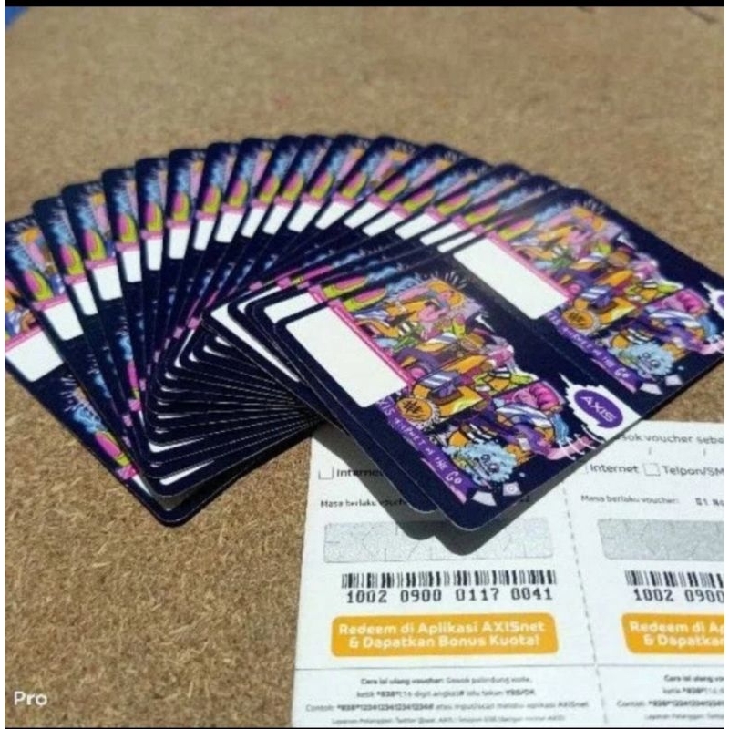 

VOUCHER VCR VOCER VOUCER BLANK ZERO KOSONGAN BAHAN AXIS AIGO