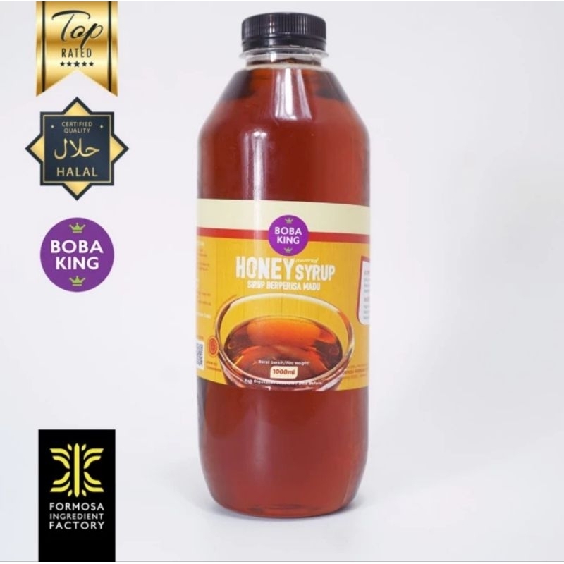 

BOBA KING HONEY SYRUP/ SIRUP BERPERISA MADU