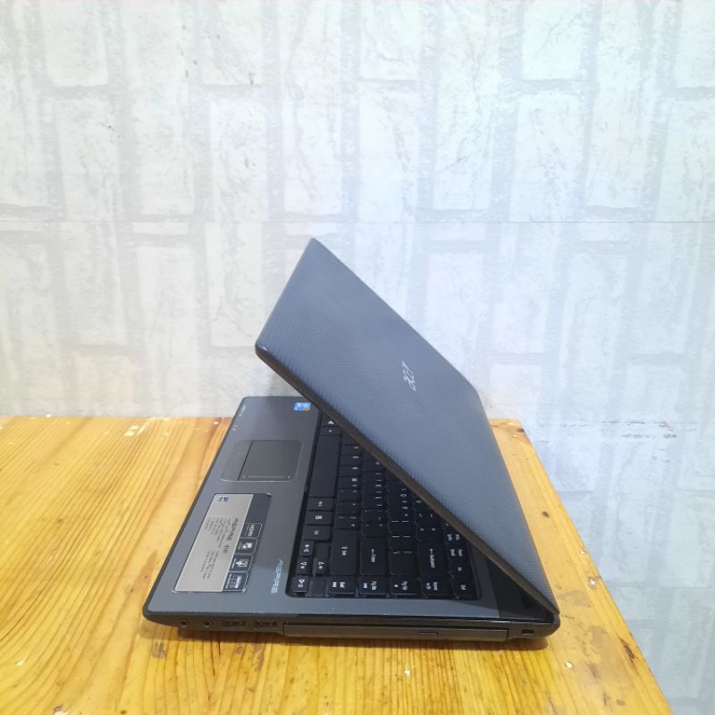 Laptop  Acer Aspire 4741 intel Cor i3 Ram 4GB HDD 320GB Layar 14 inch Windows 10 Siap pakai