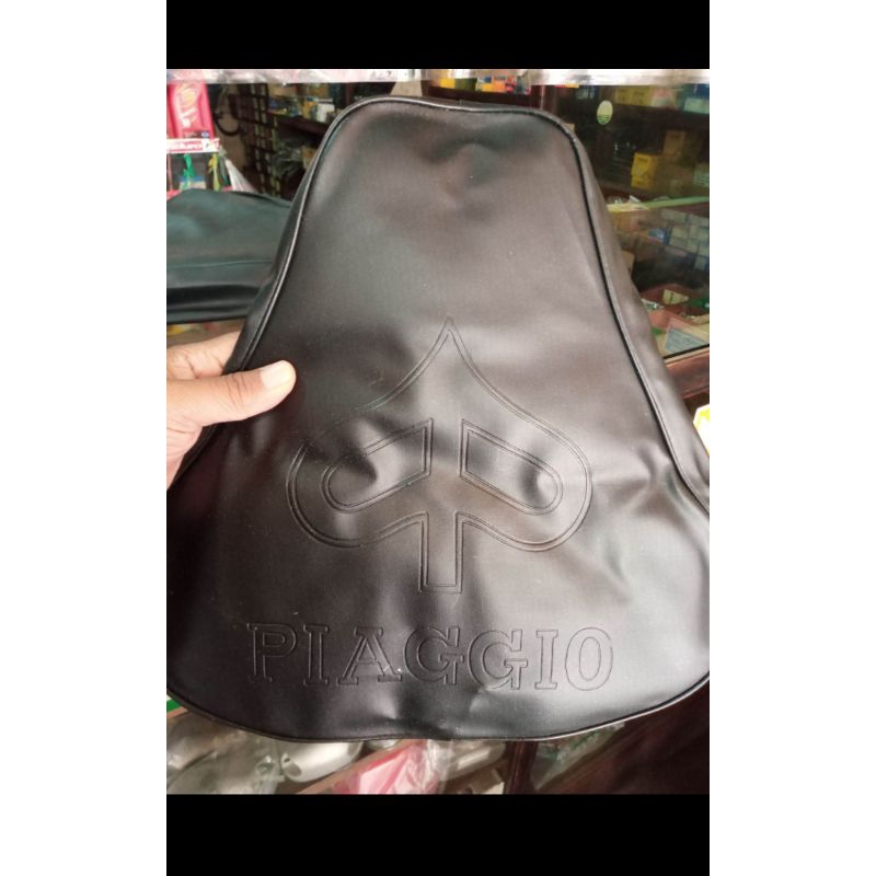 kulit sarung jok depan vespa super