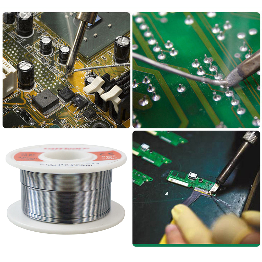 Taffware Kawat Timah Solder Sn30/Pb70 50gr 0.4 mm - No Color