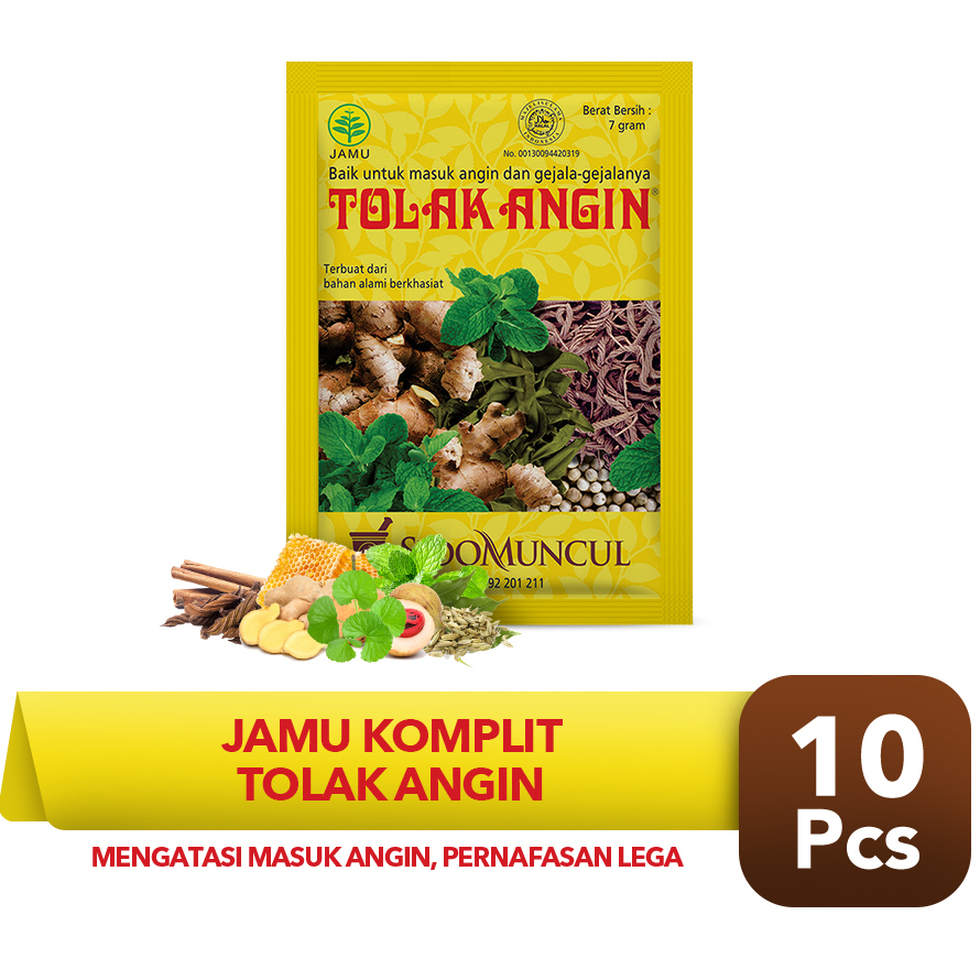 

JAMU TOLAK ANGIN SIDOMUNCUL 10's (Mengatasi Masuk Angin) SIDO MUNCUL JAMU TRADISIONAL DIDEL HERBAL (COD)