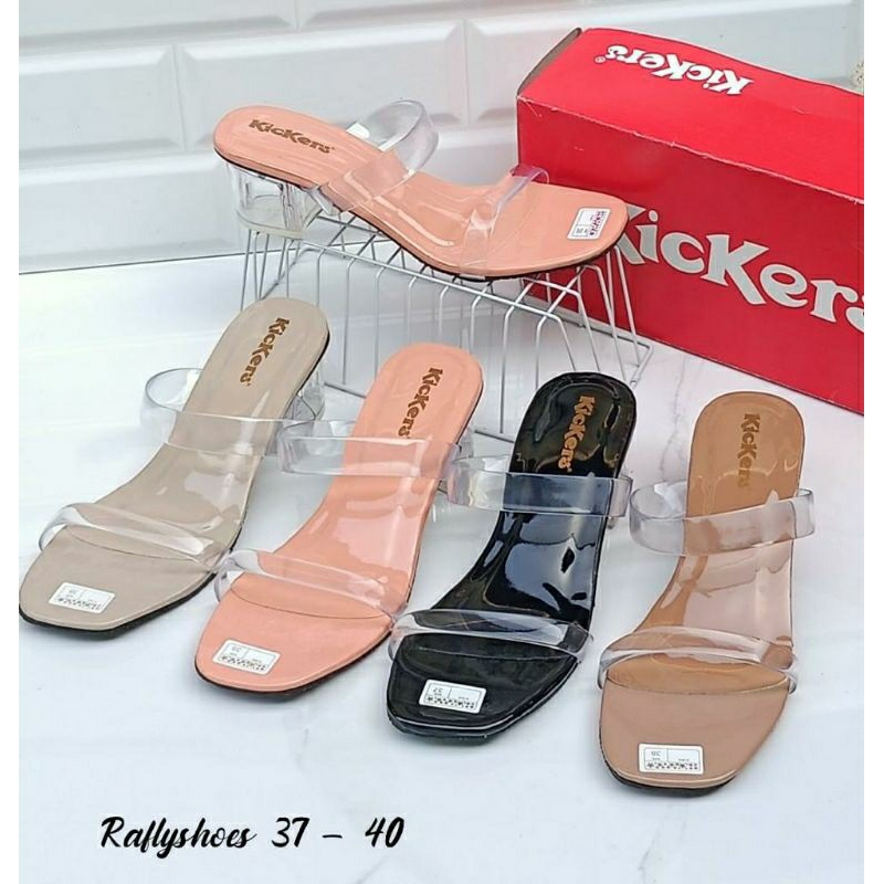 Heels Hak Kaca 5cm Kickers Wanita