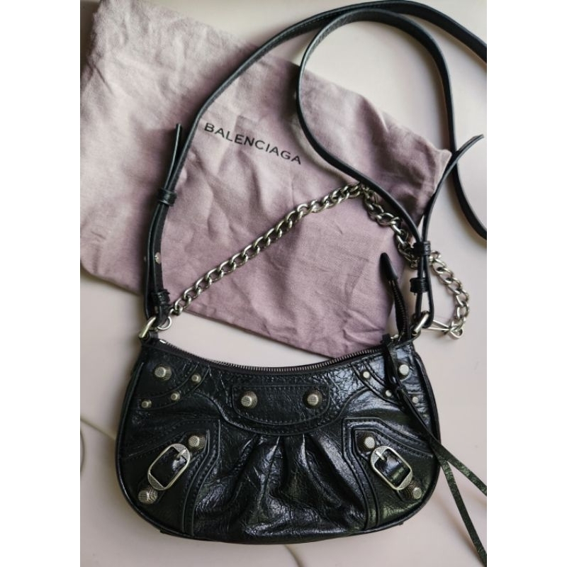 Tas Wanita Balenciaga La Cagole Mini Black Preloved