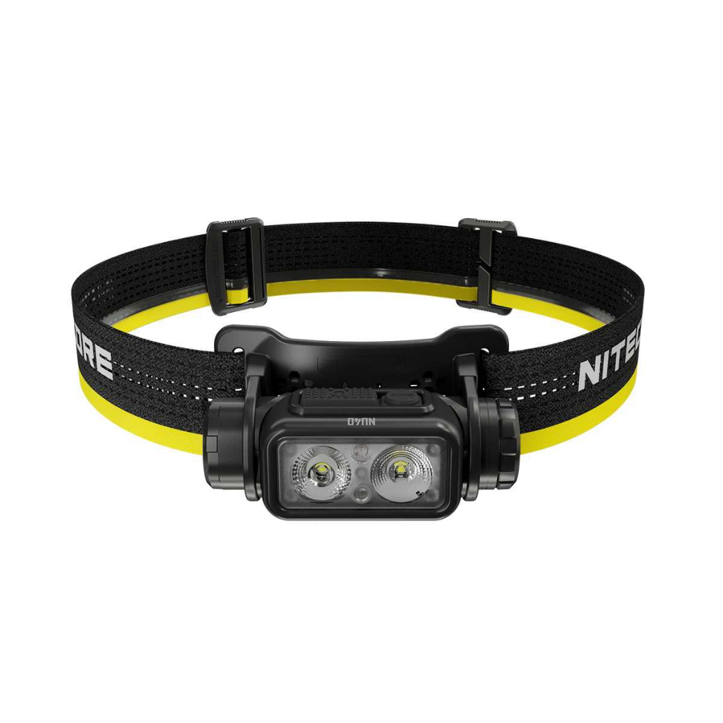 NITECORE Headlamp LED Senter Kepala Dual Light IP68 2600mAh 1000lm - NU40