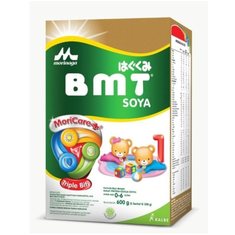 Morinaga BMT Soya 0-6 bulan 600gr - Susu Bayi