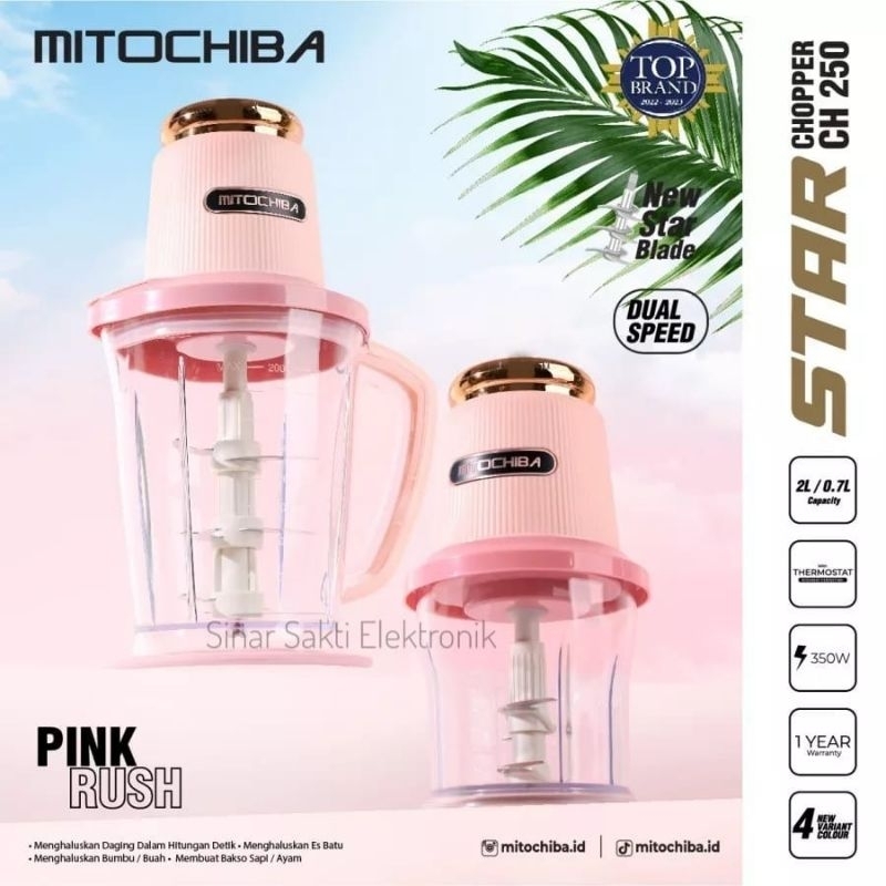 Chopper Mitochiba Mito CH 250 CH250 Star Food Chopper Gilingan Blender Pencacah Daging