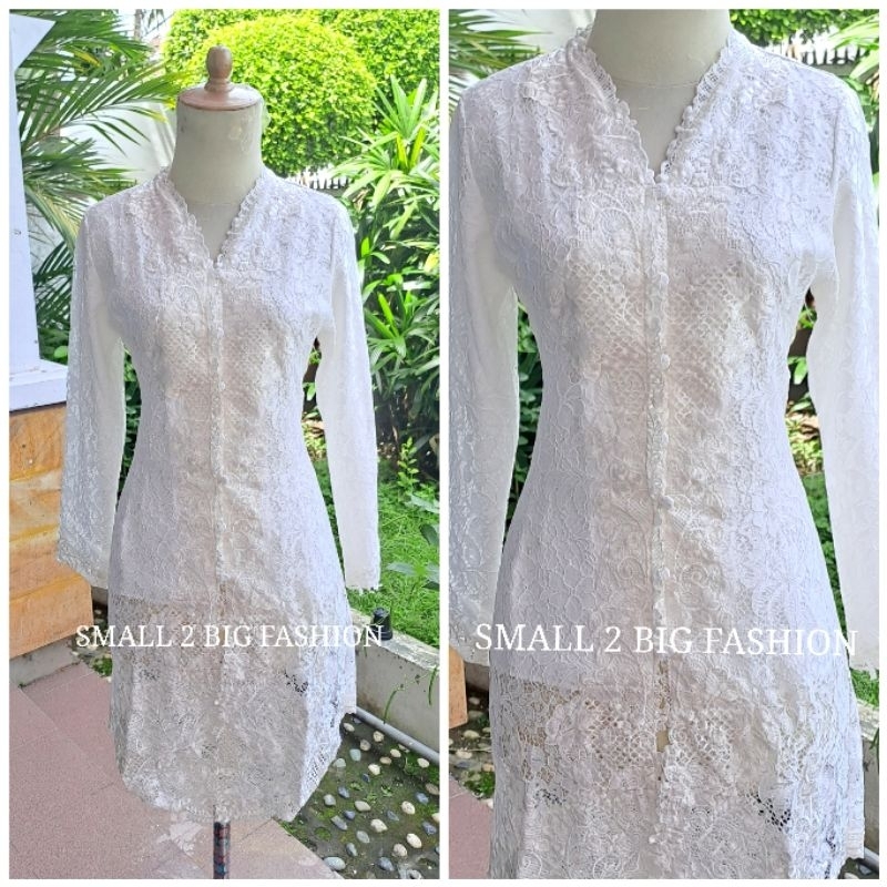 Murah Ready Kebaya Pengantin / Kebaya Muslim / kebaya Hijab / Kebaya panjang / kebaya wisuda modern