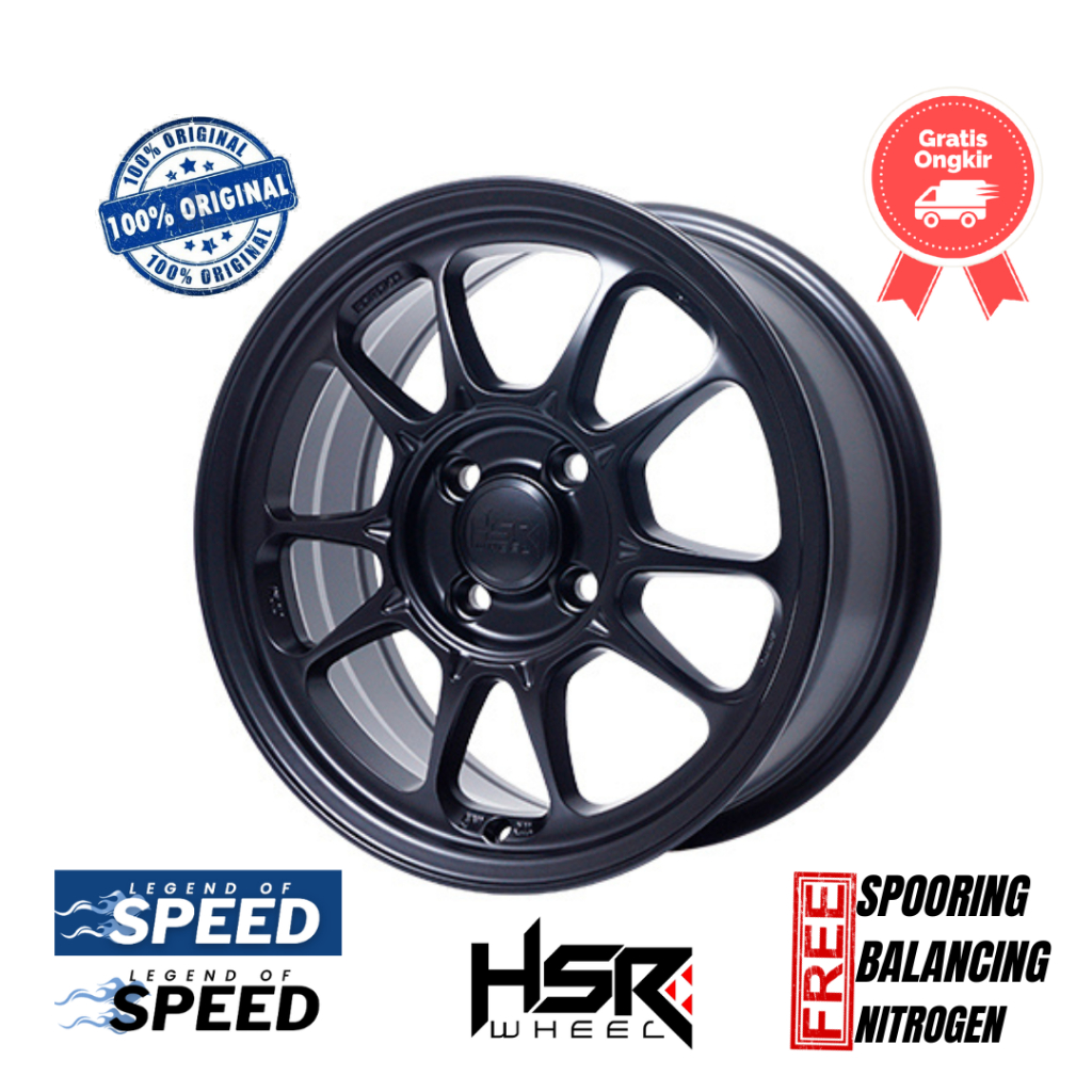 Velg HSR Ring 15 DL 4254 Single PCD 4x100